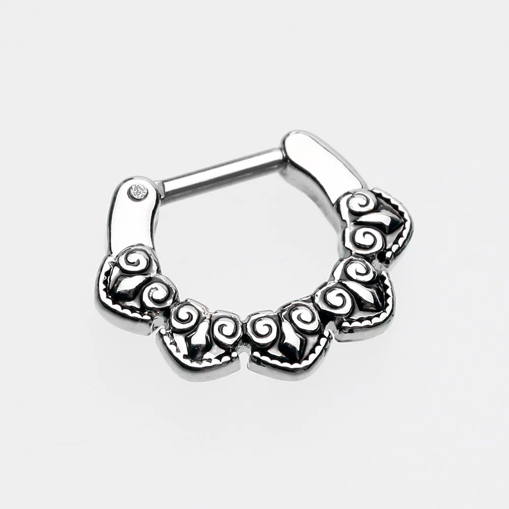 Tribal Penta Septum Clicker - Image 3