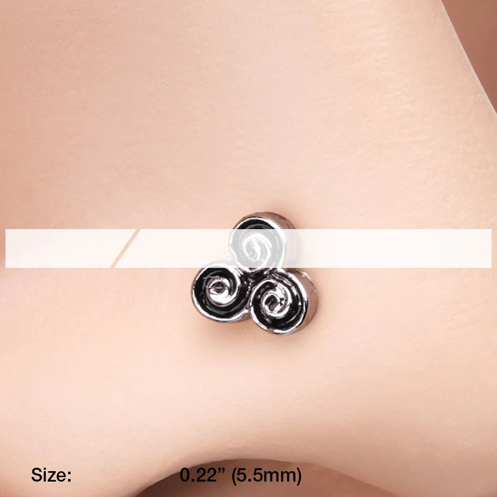 Trilogy Filigree Icon L-Shaped Nose Ring - Image 3