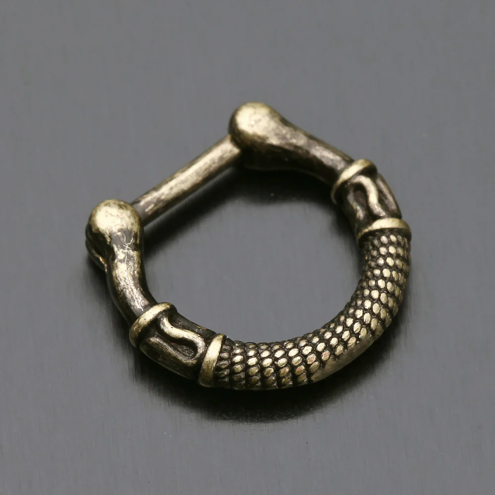 Vintage Rustica Olympus Septum Clicker Ring - Image 3